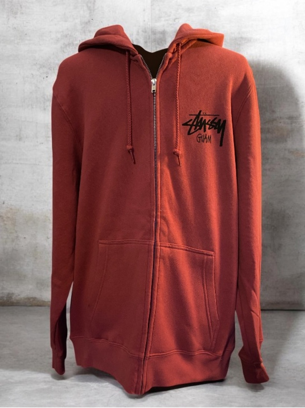 🆕 STUSSY full zip hoodie GUAM CHAPTER stüssy exclusive Medium 🇬🇺 - Picture 14 of 15